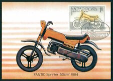 UNGARN MK MOTORRAD MOTORCYCLE FANTIC SPRINTER MAXIMUMKARTE MAXI CARD MC CM ew36