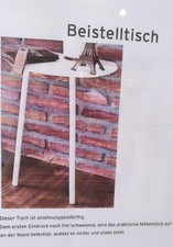 Neu@50 cm hoch Wandtisch