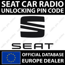SEAT RADIO PIN CODE RCD 210 215 310 510 RNS 310 315 510 ALANA AURA BRISA ULSECD