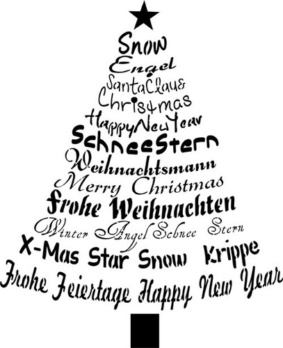 Stencil laser schablone - a4,