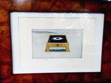 alte Farblithographie