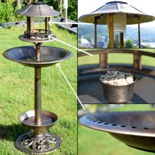Solar led vogel tränke becken - tränke,