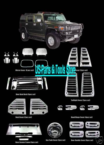 Hummer chrom stylingset 36 - hummer, h2