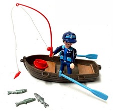 Playmobil * Angler Fischer * Frau im Ruderboot