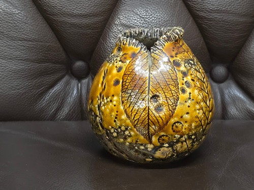 Handgefertigte keramikvase - handgefertigte, –