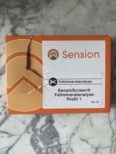 Fellmineralanalyse Sension Sensioscreen Profil 1 Pferd Mineralien Analyse Fell 