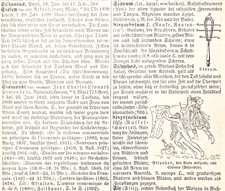 Alte Lithographie, Sirenen