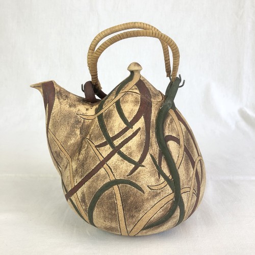 Postmoderne sgraffito teekanne - postmoderne,