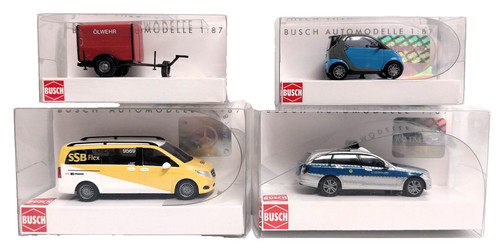 Busch modellautos 1 87 - 4x, 1:87