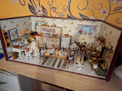 Puppenstube küche alt - puppenstube,,