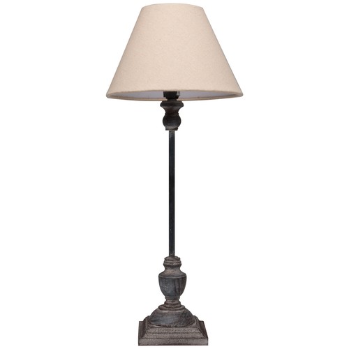 59cm hohe tischlampe braun - 59cm,