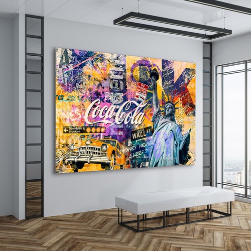 Leinwand bild new york - leinwand,