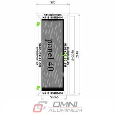 Eingangstür Aluminiumtür