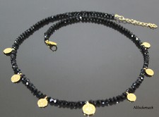 Damen schwarz BICONE Glas