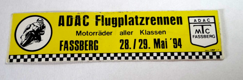 Werbe aufkleber adac mtc - werbe-aufkleber,