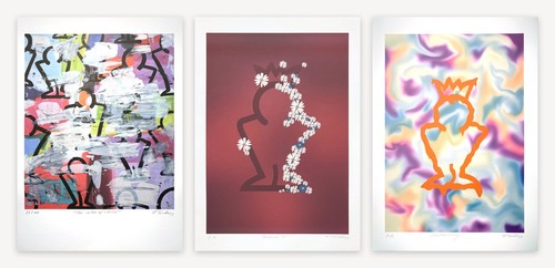 Pop art kunstdruck set blatt - pop,