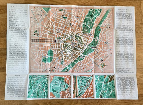 München stadtplan karte - münchen,
