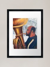 Tuba Melodie gerahmter