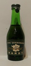1x Miniaturflasche Schnaps Likör - Set Z037 COGNAC HARDY France - minibottles ?