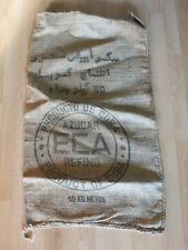 alt Zuckersack Leinensack