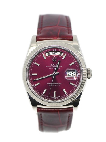 Rolex day date - rolex, red