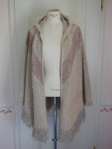 Vintage strick häkel poncho - vintage,