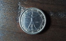 1 Euro Münze Italien 2002