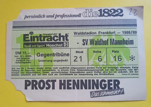 Orig ticket bundesliga - orig., 1.