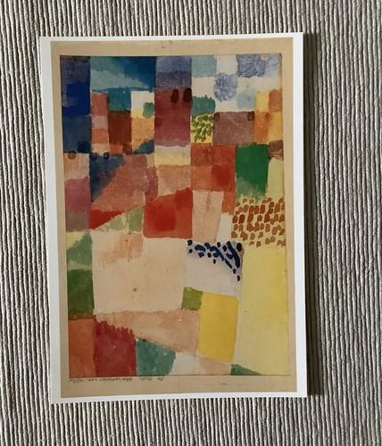 Postkarte paul klee motiv - 1, klee,
