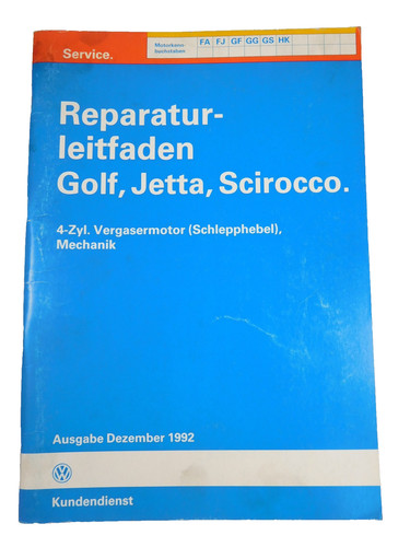 Reparaturleitfaden golf 1 - golf,