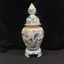 Edo Periode Imari Glas Kranich