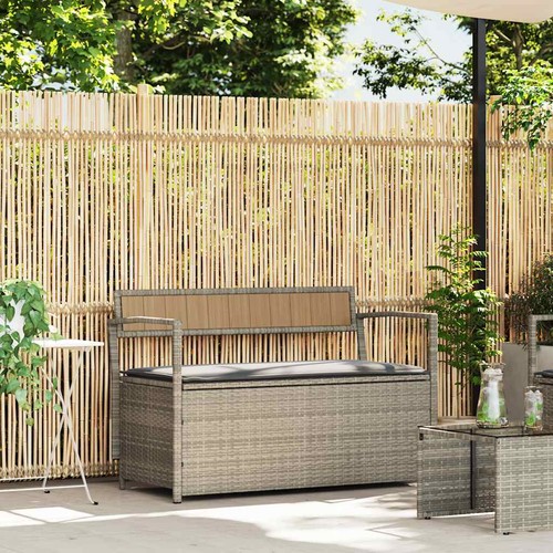 Gartenbank mit kissen poly - gartenbank,