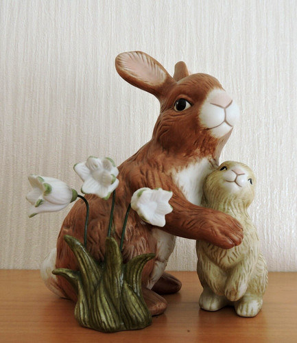 Goebel ostern hase mit kind - ,