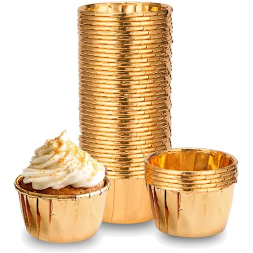 Muffinförmchen gold backofen - muffinförmchen,