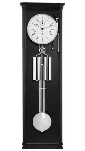 Hermle wanduhr schwarz nickel - schwarz,