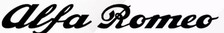 Aufkleber ALFA ROMEO 58cm 147