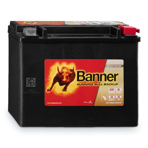 Banner running bull - banner,