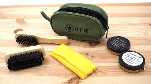 Schuhputzset oliv bundeswehr - schuhputzset,