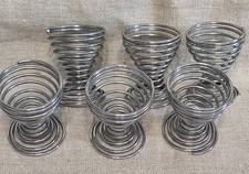 6er SET Eierbecher * Chrom