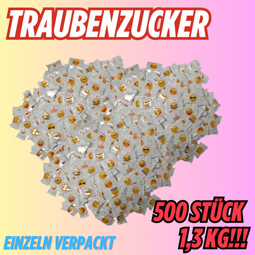 500 traubenzucker bonbons - 500,