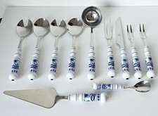 11 x ABS Besteck Zwiebelmuster