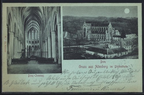 Mondschein altenberg - mondschein-ak,