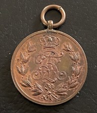 Orig.  Orden Abzeichen Wk1 - Friedrich August Medaille Wk1 Sachsen - bronze