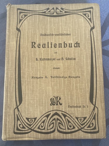 Realienbuch aus 1908 - ,