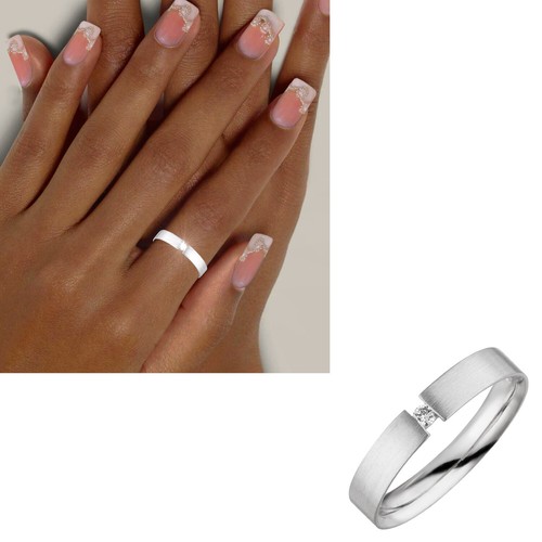 Damen ring 925 echt silber - 925,
