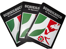 3x Schießbuch für