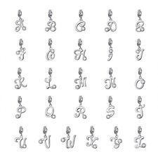 Charms Anhänger Silber 925 Alphabet A-Z Buchstaben Anhänger Geschenk für Frauen.