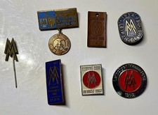 MESSEABZEICHEN LEIPZIGER MUSTER MESSE DDR 1954 1965 1966 1967 1972 800 JAHRE