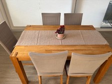 Esszimmertisch Eiche Massiv Dänisches Bettenlager 140 x 90 cm , wie neu