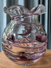 Manufaktur von Poschinger: Vase mit Fadenauflage